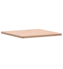 Dessus de table 60x60x2,5 cm carré bois massif de hêtre