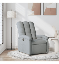 Fauteuil inclinable Gris clair Tissu