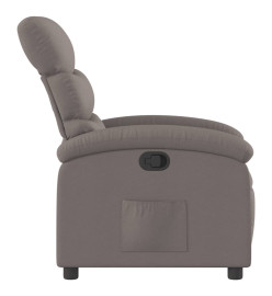 Fauteuil inclinable Taupe Tissu