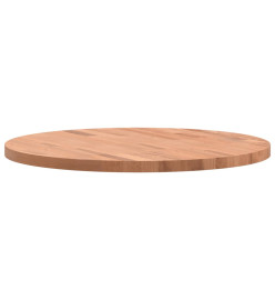 Dessus de table Ø60x2,5 cm rond bois massif de hêtre