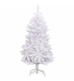 Sapin de Noël artificiel à charnières avec support blanc 120 cm