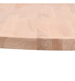 Dessus de table Ø40x4 cm rond bois massif de hêtre