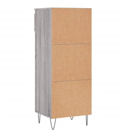 Armoire à chaussures Sonoma gris 40x36x105 cm Bois d'ingénierie