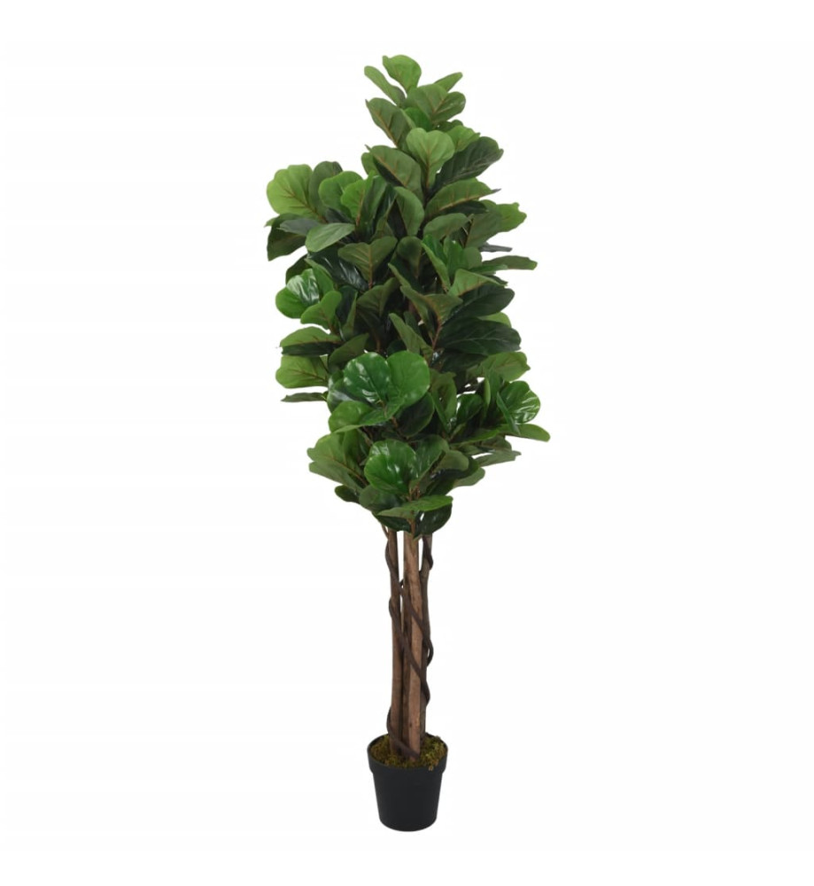 Ficus lyrata artificiel 180 feuilles 150 cm vert