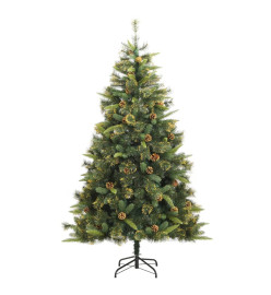 Sapin de Noël artificiel articulé avec pommes de pin 240 cm