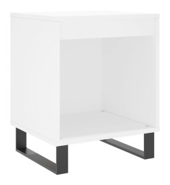 Table de chevet Blanc 40x35x50 cm Bois d’ingénierie