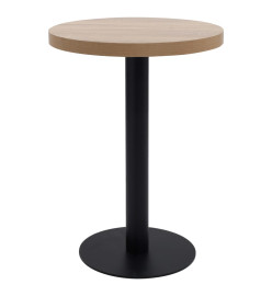 Table de bistro Marron clair 60 cm MDF