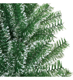 Sapin de Noël artificiel avec neige floquée vert 150 cm