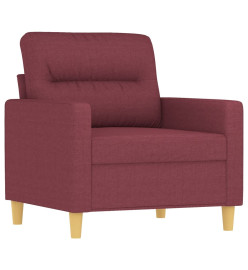 Fauteuil Rouge bordeaux 60 cm Tissu