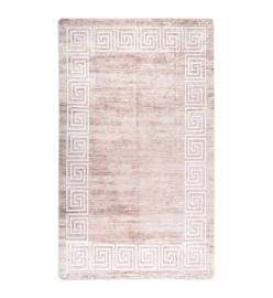 Tapis lavable antidérapant 120x180 cm Beige