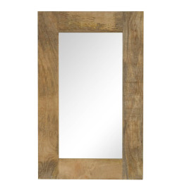 Miroir Bois de manguier massif 50 x 80 cm