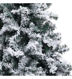 Sapin de Noël artificiel LED boules flocons de neige Vert 300cm