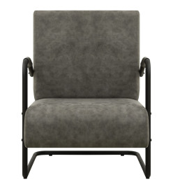 Fauteuil Gris Similicuir