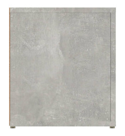 Meuble TV Gris béton 80x31,5x36 cm Bois d'ingénierie