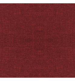 Chaises pivotantes à manger lot de 6 Rouge bordeaux Tissu