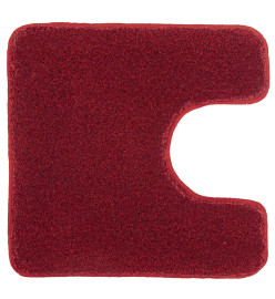 Kleine Wolke Tapis de toilette Relax 55x55 cm Rouge rubis