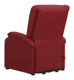 Fauteuil de massage Rouge bordeaux Similicuir