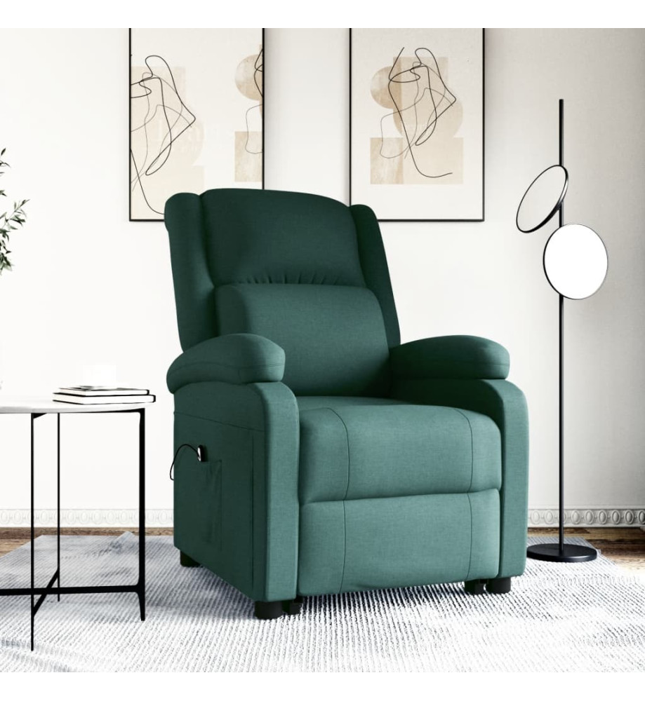 Fauteuil Vert foncé Tissu