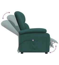 Fauteuil Vert foncé Tissu