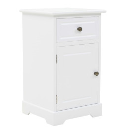 Table de chevet MDF et Bois de pin 35 x 32 x 59 cm