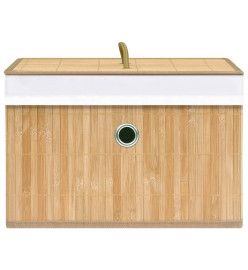 Boîtes de rangement en bambou 4 pcs