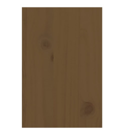 Support de moniteur Marron miel 81x20x30 cm Bois de pin solide