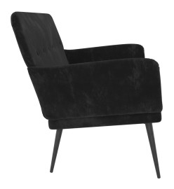 Banc Noir 108x79x79 cm Velours