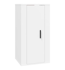 Ensemble de meubles TV 8 pcs Blanc Bois d'ingénierie