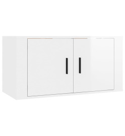 Meubles TV muraux 3 pcs blanc brillant 80x34,5x40 cm