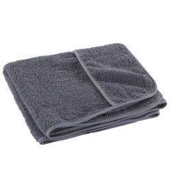 Serviettes de plage 4 pcs anthracite 60x135 cm tissu 400 GSM