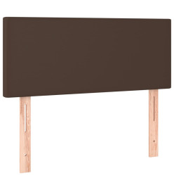 Tête de lit Marron 100x5x78/88 cm Similicuir