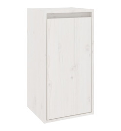 Meubles TV 2 pcs Blanc Bois massif de pin