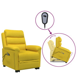 Fauteuil de massage Jaune Velours