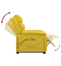 Fauteuil de massage Jaune Velours