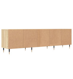 Meuble TV chêne sonoma 150x30x44,5 cm bois d'ingénierie