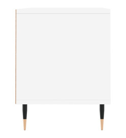 Meuble TV blanc 100x34,5x44,5 cm bois d'ingénierie