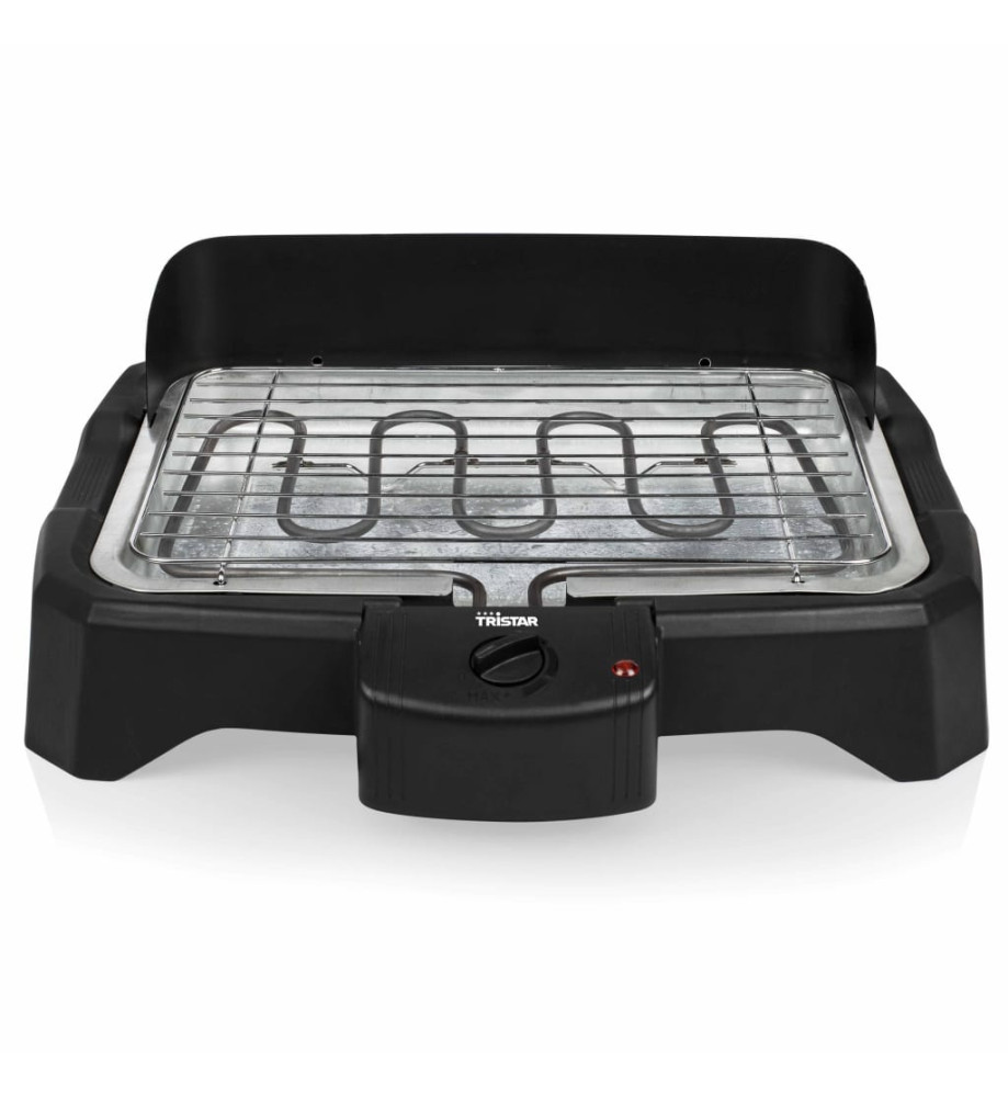 Tristar Barbecue électrique de table 2000 W 34,5x23 cm Noir