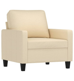 Fauteuil Crème 60 cm Tissu