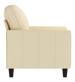 Fauteuil Crème 60 cm Tissu