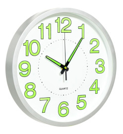 Horloge murale lumineuse Blanc 30 cm