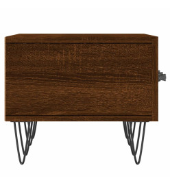 Meuble TV chêne marron 150x36x30 cm bois d'ingénierie