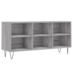 Meuble TV sonoma gris 103,5x30x50 cm bois d'ingénierie