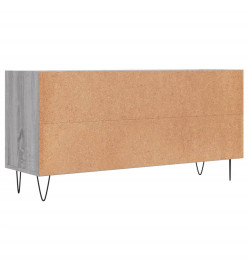 Meuble TV sonoma gris 103,5x30x50 cm bois d'ingénierie