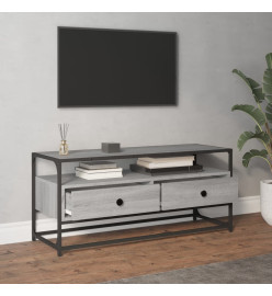 Meuble TV sonoma gris 100x35x45 cm bois d'ingénierie