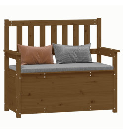 Banc Marron miel 112,5x51,5x96,5 cm Bois de pin massif