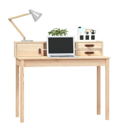 Bureau 110x50x93 cm Bois massif de pin