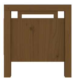 Banc d'entrée Marron miel 80x40x43 cm Bois de pin massif