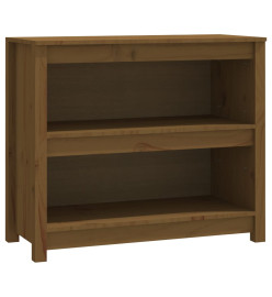 Bibliothèque Marron miel 80x35x68 cm Bois de pin massif