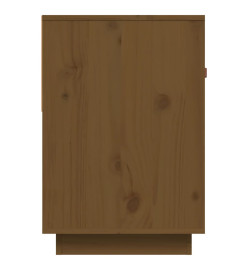 Meuble TV Marron miel 90x40x60 cm Bois de pin massif