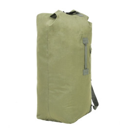 Sac de sport style militaire 85 L Vert olive